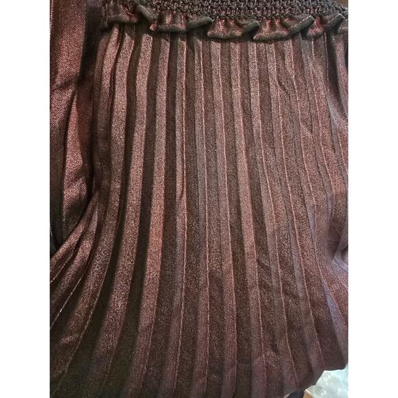 A.L.C. Scarlett Kravitz Dress Midi Metallic EUC Size 0 - Picture 5 of 7